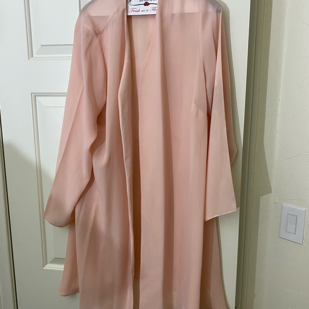 Candlelight and champagne plus size 14 W light pink cover up